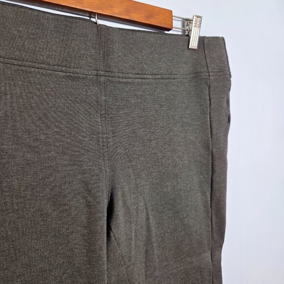 Loft Outlet Large Dark Gray Pull On Casual Mid Rise Ankle Leggings - Picture 5 of 11